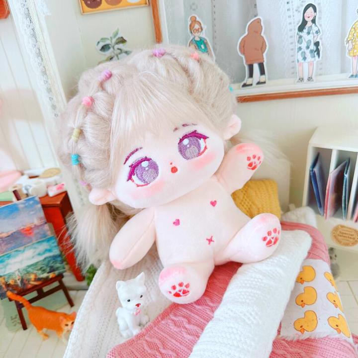 20cm Have a bone Cute Doll Golden Long Hair Idol Dolls Shownu ...