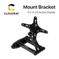 Cloudray Black &amp; Silver TV Disply Mount Bracket 160*160mm for DIY Fiber Marking Machine 4-24 Inches Display Computer