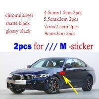 2pcs M Sport Car Emblems Stickers Badge Wing Side Car Styling for BMW M3 M5 F10 F20 F30 X5 X6 X1 M3 M5 M6 F01 F02 E71 F87 E46