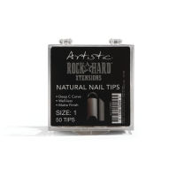 ของแท้! 50 ชิ้น Artistic RH Nail Xtensions (Natural) เล็บทิป สีธรรมชาติ