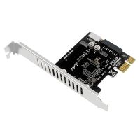 Pci Express Card Pcie to USB3 Type-E Front Type-C 19P Expansion Card Compatible Pci-E X1 X4 X8 X16 Interface