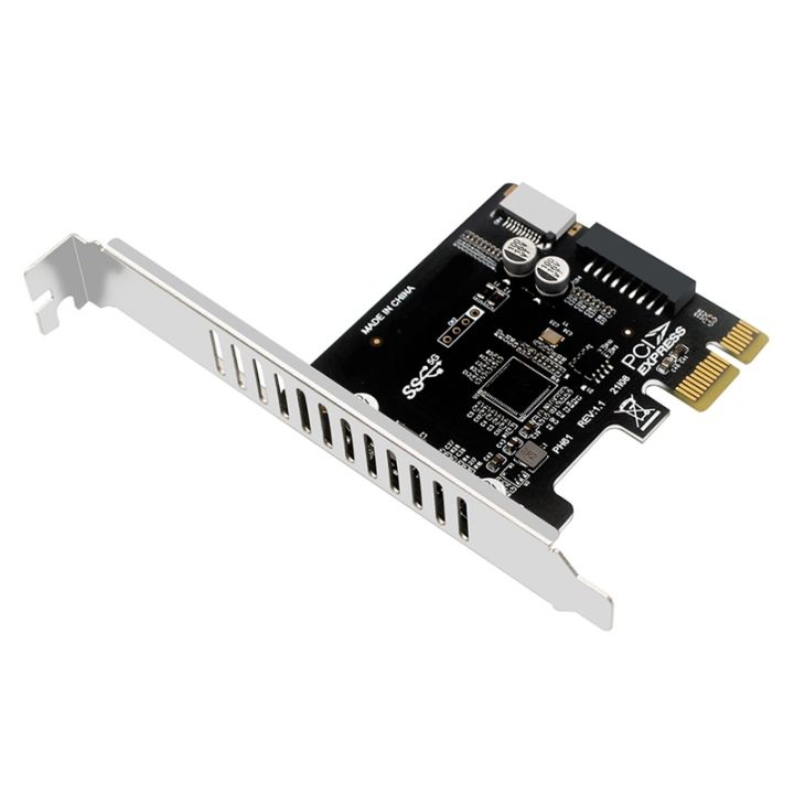 Pci Express Card Pcie to USB3 Type-E Front Type-C 19P Expansion Card Compatible  Pci-E X1 X4 X8 X16 Interface 