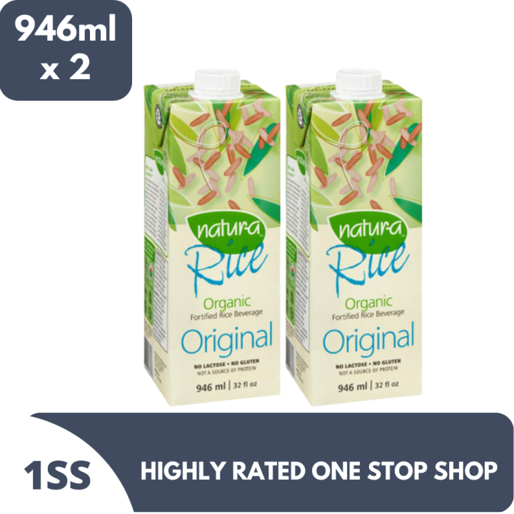 Natura Organic Original Rice Milk, 946 ml x 2 Lazada PH