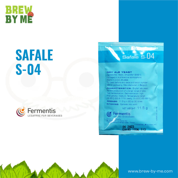 ยีสต์ทำเบียร์ SafAle™ S-04 – Fermentis #Homebrew