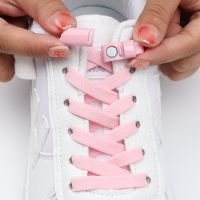 【HOT】♙☌ No Tie Shoelaces Elastic Metal lock Magnetic Shoe Laces Flat Suitable All Shoes Accessories Lazy Shoelace