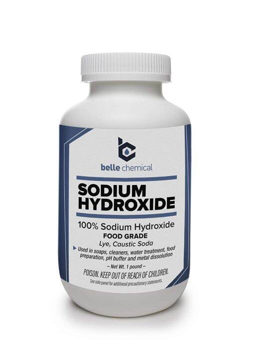 Sodium Hydroxide Pure Food Grade Caustic Soda Lye 1 Pound Jar