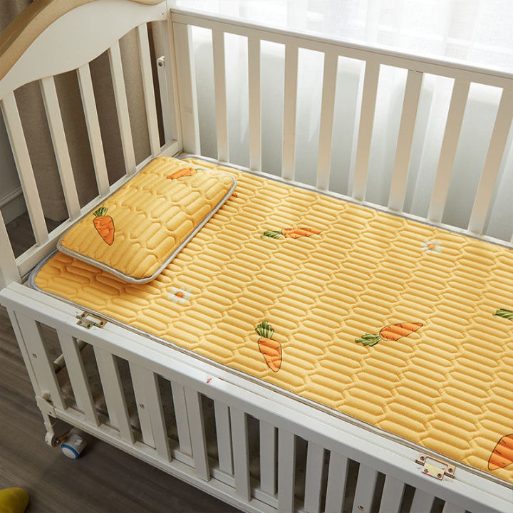 2021baby-sleeping-mat-120-x60-crib-mat-baby-bed-mattress-cover-protector-crib-sheets-bed-sheet-toddler-kids-summer-cooling-bedding