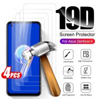 4PCS 9H Full Tempered Glass For Asus Zenfone 9 AI2202-1A006EU 6.52 Safety Screen Protectors Explosion-proof HD Film Armor Cover