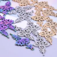 【CC】◕  5Pcs/Lot Pendant Bohemia Hollow Charms Breloque No Fade Of Colgantes Jewelry Wholesale