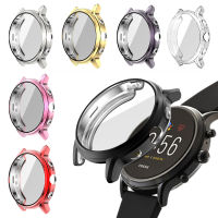 MISFOR บางที่สุดเฉียบคม Accessories Soft Electroplated กรอบนาฬิกาป้องกันหน้าจอ TPU Watch Case