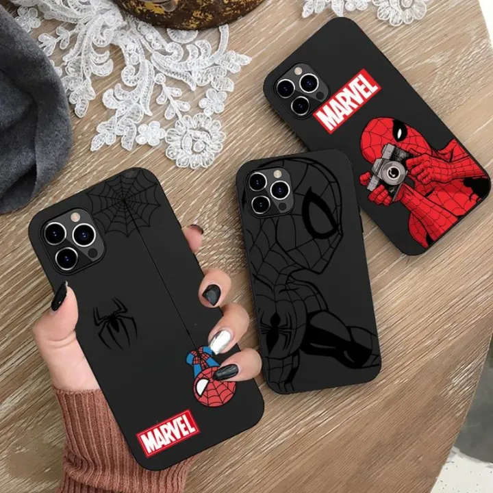 Marvel spider man spiderman Phone Case for iphone 13 12 11 Pro Mini XS