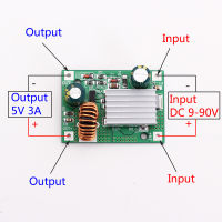 โมดูลแหล่งจ่ายไฟ DC 9V-90V 9V-120V 16V-120V 16V-90V Buck 48V 36V 24V to 5V 12V 3A