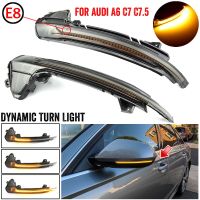 Dynamic Blinker For Audi A6 RS6 4G C7 7.5 2012 2013 2014 2015 2016 2017 2018 LED Turn Signal Lights MirrorSignal Light Assemblies Parts