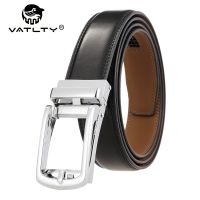 2022 Mens Genuine Leather Belt Hard Alloy Automatic Buckle Natural Cowhide 31Mm Business Belt For Male Suit Non-Porous Girdle