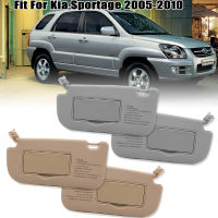 ม่านบังแดดภายในรถม่านบังแดดด้านหน้า Sunshield Shield Shade พร้อมชุดกระจกสำหรับ KIA Sportage 2005-2010