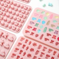 1PCS Candy Mold Pink Fruit Animal Silicone Chocolate Mold Square Candy Molds DIY Baking Cake Mold Candy Silicone Biscuit Mould