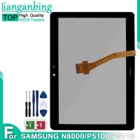 ☈ New Touch Screen For Samsung Galaxy Tab 2 GT-P5100 P5110 N8000 10.1 Touch Screen Panel Digitizer Front Glass parts