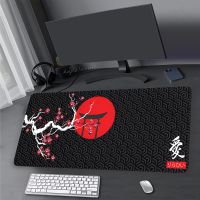 Japanese Style Dragon Mouse Pad For Gamer Mousepad XXXL Rubber Desk Mat Speed Keyboard Pads 900x400mm Locking Edge Mouse Mat