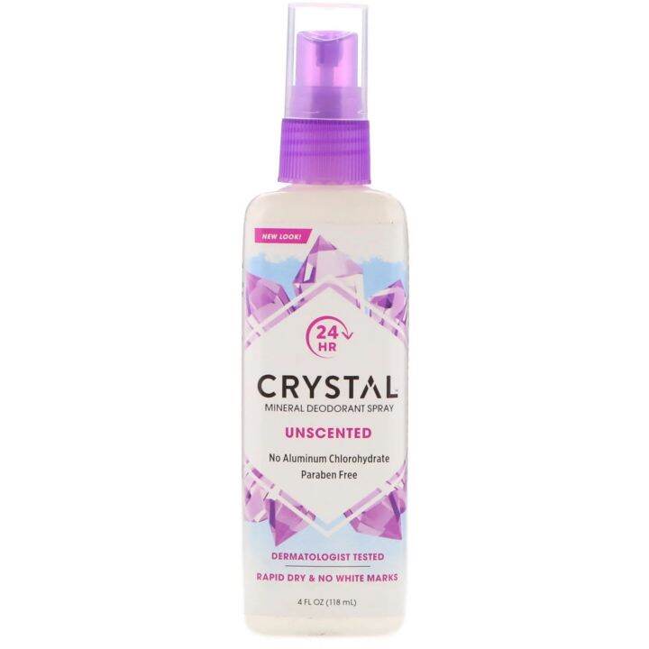 [PREORDER] CRYSTAL BODY DEODORANT MINERAL DEODORANT SPRAY UNSCENTED