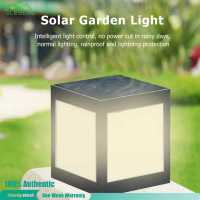 [Arrive in 3 days] ABS Solar LED Pillar Lamp Waterproof for Outdoor Garden Villa Light (Warm)[Returned within 7 days]