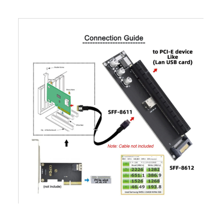 pcie-to-sff-8611-adapter-oculink-sff-8611-to-pcie-pci-express-16x-4x-adapter-with-sata-power-port-for-mainboard-graphics