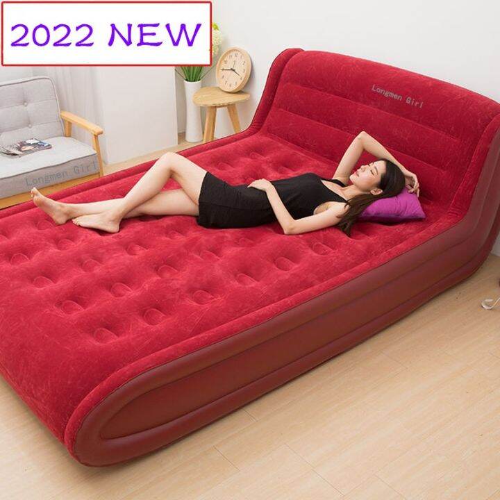 Modern Inflatable Double Bed For Travel Camping Folding Big Sofa Bed