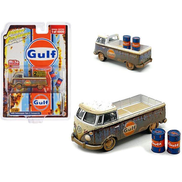 Johnny Lightning 1965 Volkswagen Type II pick-up Gulf Chase (NG31
