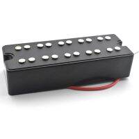 Humbucker Pickup กีต้าร์เบส5สายสกรูยึดสีดำ2รู-คอและสะพาน