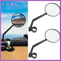 TONG 2 PCS กิจกรรมกลางแจ้งกลางแจ้ง อุปกรณ์เสริมเสริม มือจับแฮนด์บาร์ กระจกสำหรับจักรยาน กระจกมองหลัง กระจกมองหลัง สกูตเตอร์ไฟฟ้าสกู๊ตเตอร์