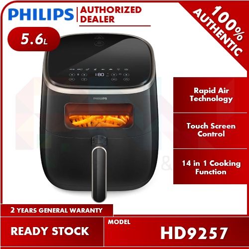 philips 3000 series 5.6L airfryer with window 