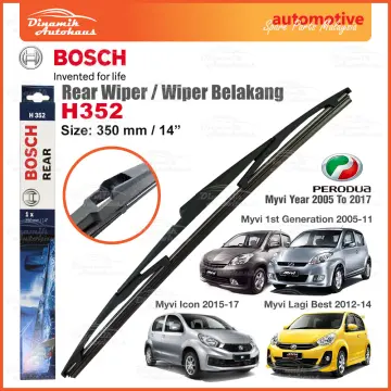 Bosch Aerotwin Retrofit U Hook Wiper Set for Perodua Myvi Icon (21/17)