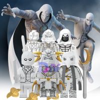 Compatible with LEGO Moon Knight minifigures Marvel Super Heroes Avengers building block construction toys