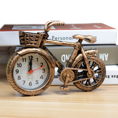 ZK20สร้างสรรค์ย้อนยุคจักรยานนาฬิกาปลุกสำนักงานโต๊ะข้างเตียงห้องนั่งเล่นบ้านนาฬิกาของขวัญงานฝีมือ