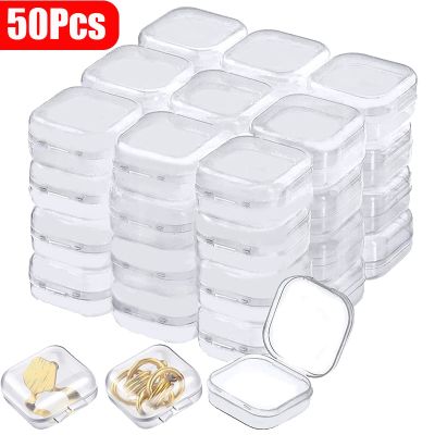 【CW】☫✒✢  50/1Pcs Storage Transparent Plastic Earring Jewelry Organizer