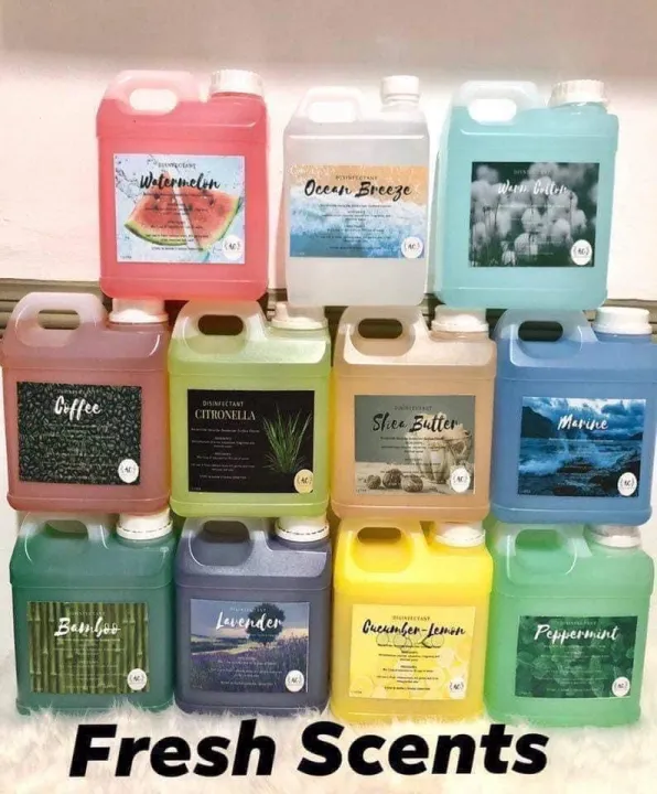 1 Liter Disinfectant Solution with scents ( for humidifier, spraygun