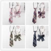 Children 3-12 Plaid JK Neck Tie Girls Lazy Skinny Slim Cute Necktie Plaid Uniform School Student Neckties Gravata Boys Neckwear