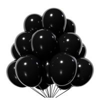 Black Party Balloon Sets of Different Sizes are Suitable for Halloween and Thanksgiving Party Decorations