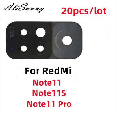 lipika AliSunny 20pcs Rear Back Camera Glass Lens For XiaoMi RedMi Note 11 Pro 11S 9 With Glue Adhesive Sticker Repair Parts