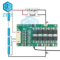 Balanced BMS 6S 21.9V 19.2V 25A 20A 15A LiFePO4 Battery Charge Board Common Port NTC Temperature Protection For Ebike Escooter USB Hubs