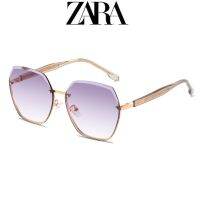 ZARAˉ Womens Frameless Sunglasses Fashion Advanced Metal Sunglasses HD Polygon Glasses Driving Travel Selfie