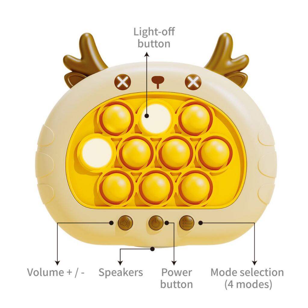 库存充足！！！快速推送游戏Pop-It电子速度教育玩具泡泡Fidget玩具儿童Whack-A-Mole机器