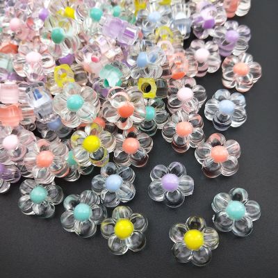 【CW】 20-100pcs/6-12mm Beads Multicolor Spacer Bead Acces for Children Kids Necklace Jewelry Making