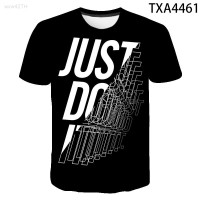 2023 NEW New Casual T-shirt Short Sleeve Breathable Print Just Do It 3d Summer Mens And Womens Sizes Xs-6xl brand new T-shirt