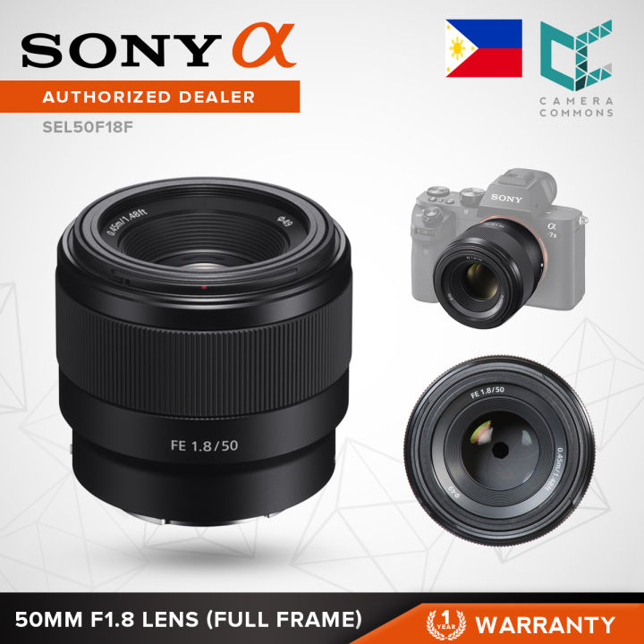 【美品】　SONY FE50mm F1.8 G SEL50F18F 保証書付き交換レンズタイプ単焦点レンズ