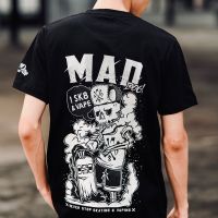 เสื้อเลือกตั้ง Maddogstreet ® เสี้อยืด ลาย รุ่น กระโหลก แขนสั้น เสื้อยืดผู้ชาย S-5XL