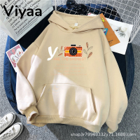 Viyaa เสื้อฮู้ด เสื้อแขนยาวอบอุ่น หลวมและสบาย คลาสสิค ล้ำสมัย สไตล์ น่ารัก WWY230009G 41Z231009