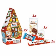 Socolate hình ngôi nhà Christmas Kinder Mini Mix 76g Lý Trinh 15