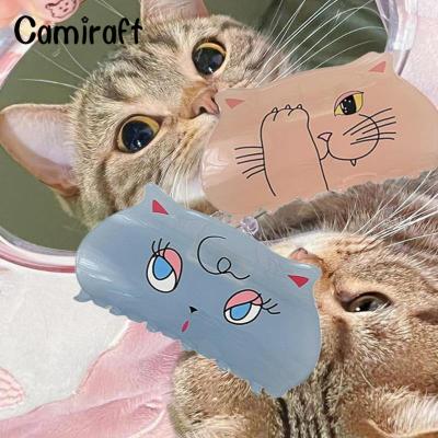 Camiraft คลิปหนีบกิ๊บหนีบผมรูปแมวอะคริลิค,2023การ์ตูนขนาดใหญ่กิ๊ฟหนีบผมแฟชั่นสไตล์เกาหลีแนวแปลกใหม่เครื่องประดับผม