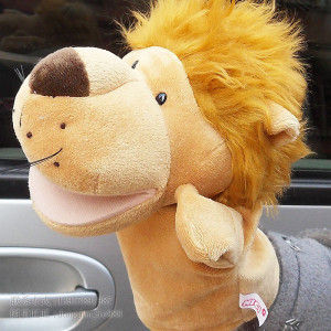 （Ready Stock)Animal Plush Hand Puppets Childhood Kids Cute Soft Toy Elephant Lione Monkey Shape Story Pretend Playing Dolls Gift for Children