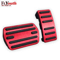 Aluminum Alloy Pedals Cover for Ford Mustang Mach-E   Anti-Slip Auto No Drilling Aluminum ke and Accelerator Pedal